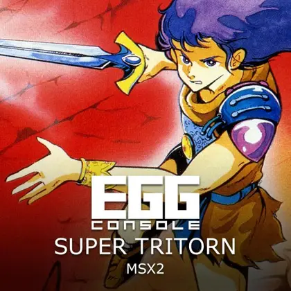 EGGCONSOLE SUPER TRITORN MSX2 Nintendo Switch okładka gry