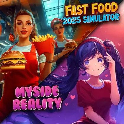 Fast Food 2025 Simulator & MYSIDE REALITY Nintendo Switch okładka gry