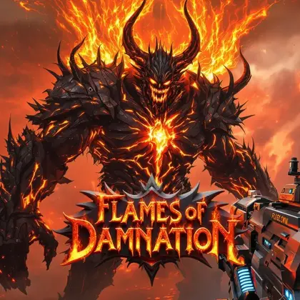 Flames of Damnation Nintendo Switch okładka gry