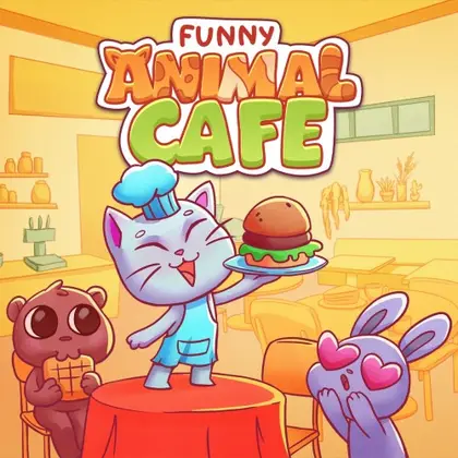 Funny Animal Cafe Nintendo Switch okładka gry