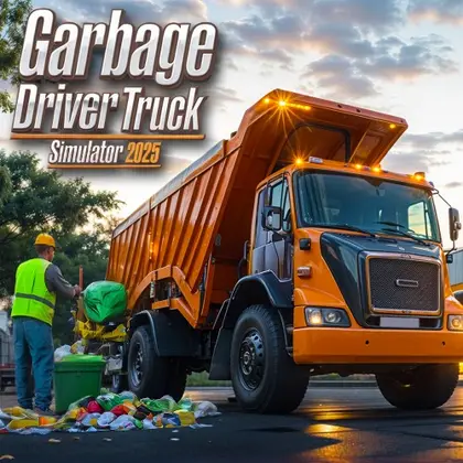 Garbage Driver Truck Simulator 2025 Nintendo Switch okładka gry