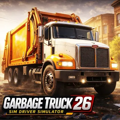 Garbage Truck Sim Driver Simulator 26 Nintendo Switch okładka gry