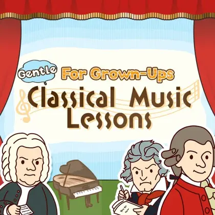 Gentle Classical Music Course for Grown-Ups Nintendo Switch okładka gry