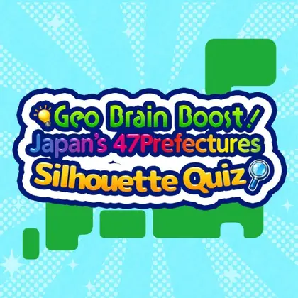 Geo Brain Boost! Japan’s 47 Prefectures Silhouette Quiz Nintendo Switch okładka gry