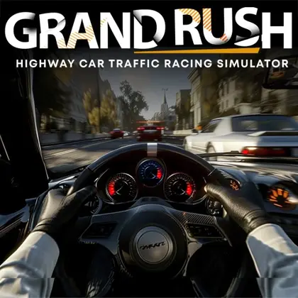 Grand Rush: Highway Car Traffic Racing Simulator Nintendo Switch okładka gry