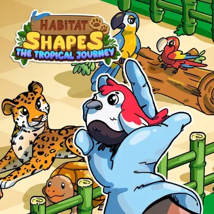 Habitat Shapes: The Tropical Journey Nintendo Switch okładka gry