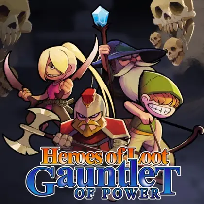 Heroes of Loot: Gauntlet of Power Nintendo Switch okładka gry