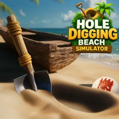Hole Digging Beach Simulator Nintendo Switch okładka gry