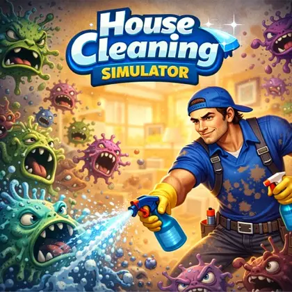 House Cleaning Simulator Nintendo Switch okładka gry
