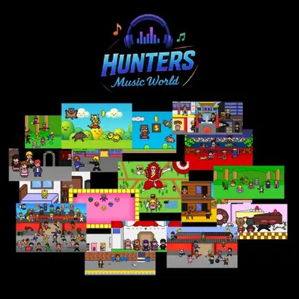 HUNTERS Music World Nintendo Switch okładka gry