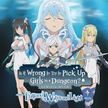 Is It Wrong to Try to Pick Up Girls in a Dungeon? Familia Myth Fulland of Water and Light Nintendo Switch okładka gry