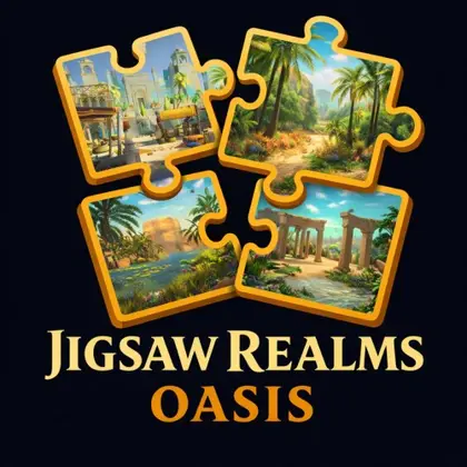 Jigsaw Realms: Oasis Nintendo Switch okładka gry
