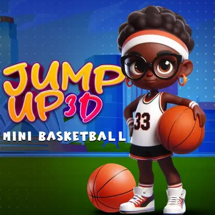 Jump Up 3D: Mini Basketball Nintendo Switch okładka gry