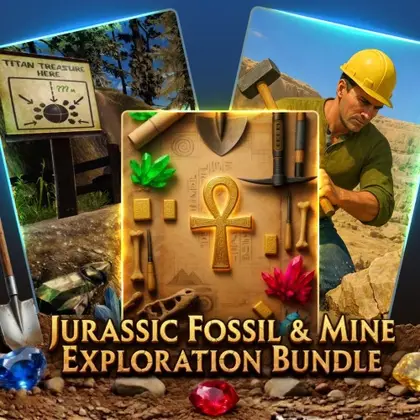 Jurassic Fossil & Mine Exploration Bundle Nintendo Switch okładka gry