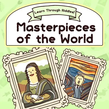 Learn Through Riddles! Masterpieces of the World Nintendo Switch okładka gry