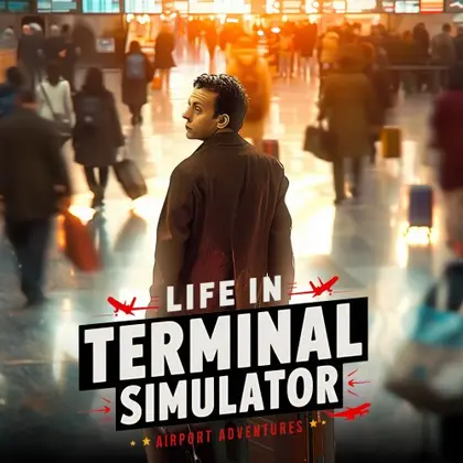 Life in Terminal Simulator : Airport Adventures Nintendo Switch okładka gry