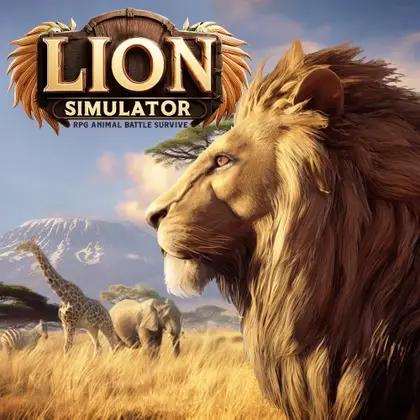Lion Simulator RPG: Animal Battle Survival Nintendo Switch okładka gry