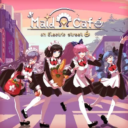 Maid Cafe on Electric Street Nintendo Switch okładka gry