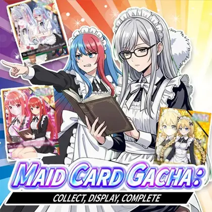 MAID CARD GACHA : COLLECT, DISPLAY, COMPLETE Nintendo Switch okładka gry