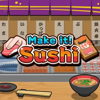 Make it! Sushi Nintendo Switch okładka gry
