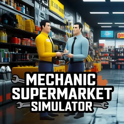 Mechanic Supermarket Simulator Nintendo Switch okładka gry