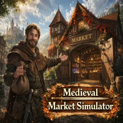Medieval Market Simulator Nintendo Switch okładka gry