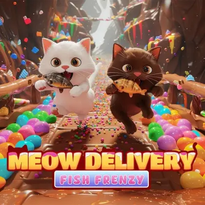 Meow Delivery: Fish Frenzy Nintendo Switch okładka gry