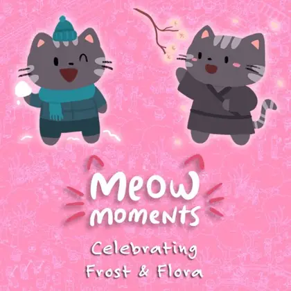 Meow Moments: Celebrating Frost & Flora Nintendo Switch okładka gry