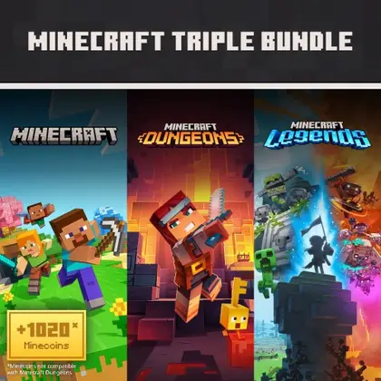 Minecraft Triple Bundle Nintendo Switch okładka gry