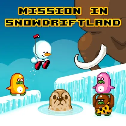 Mission in Snowdriftland Nintendo Switch okładka gry