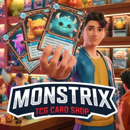 Monstrix TCG Card Shop Nintendo Switch okładka gry