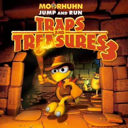 Moorhuhn Jump and Run 'Traps and Treasures 3' Nintendo Switch okładka gry