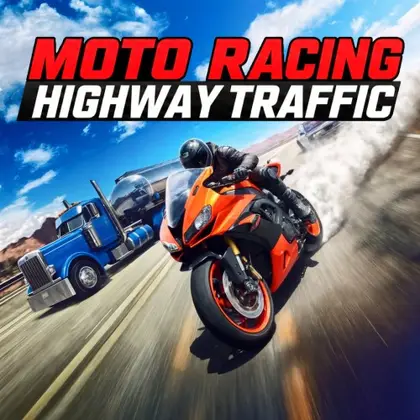 Moto Racing Highway Traffic Nintendo Switch okładka gry