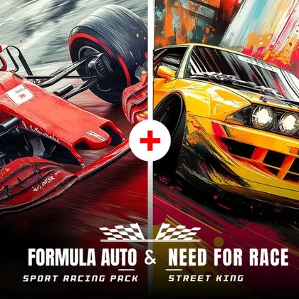 Need for Race Street King & Formula Auto Sport Racing Pack Nintendo Switch okładka gry