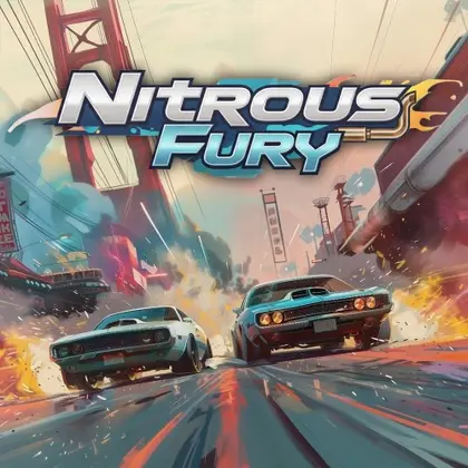 Nitrous Fury Nintendo Switch okładka gry