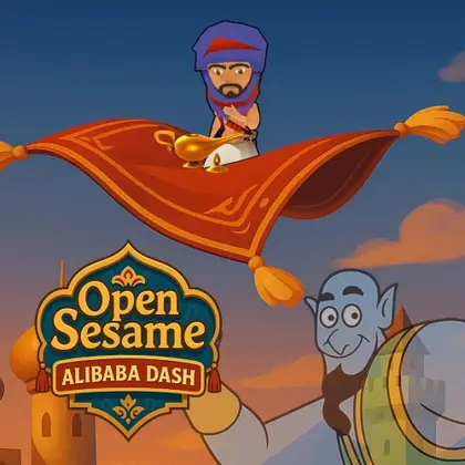 Open Sesame: Alibaba Dash Nintendo Switch okładka gry