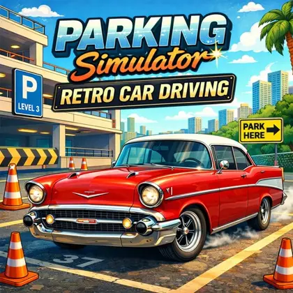 Parking Simulator: Retro Car Driving Nintendo Switch okładka gry