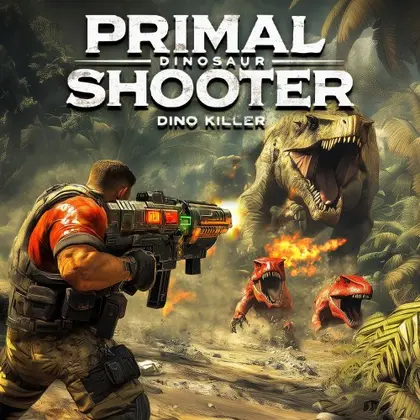 Primal Dinosaur Shooter - Dino Killer Nintendo Switch okładka gry
