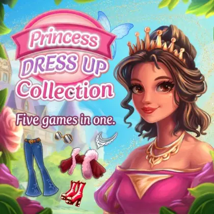 Princess Dress Up Collection Fives games in one Nintendo Switch okładka gry