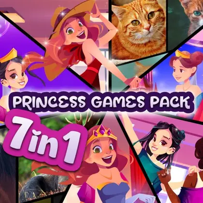 PRINCESS GAMES PACK: 7 in 1! Nintendo Switch okładka gry