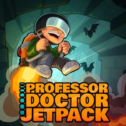 Professor Doctor Jetpack Nintendo Switch okładka gry