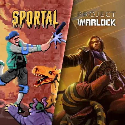Project Warlock & SPORTAL bundle Nintendo Switch okładka gry