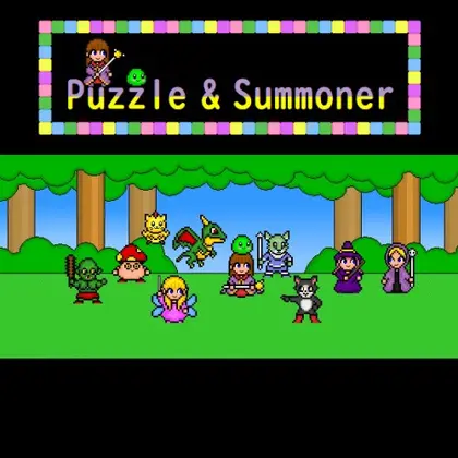 Puzzle & Summoner Nintendo Switch okładka gry