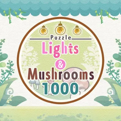 Puzzle Lights and Mushrooms 1000 Nintendo Switch okładka gry