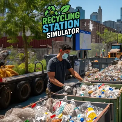 Recycling Station Simulator Nintendo Switch okładka gry