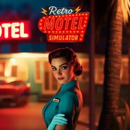 Retro Motel Simulator Nintendo Switch okładka gry