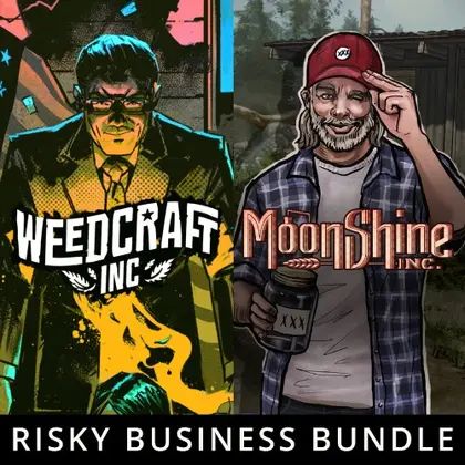Risky Business Bundle: Weedcraft Inc + Moonshine Inc Nintendo Switch okładka gry