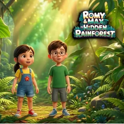 Romy & Max and the Hidden Rainforest Nintendo Switch okładka gry