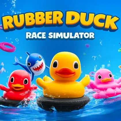 Rubber Duck Race Simulator Nintendo Switch okładka gry