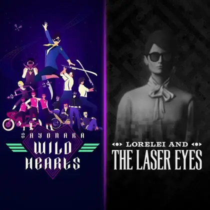 Sayonara Wild Hearts + Lorelei and the Laser Eyes Bundle Nintendo Switch okładka gry